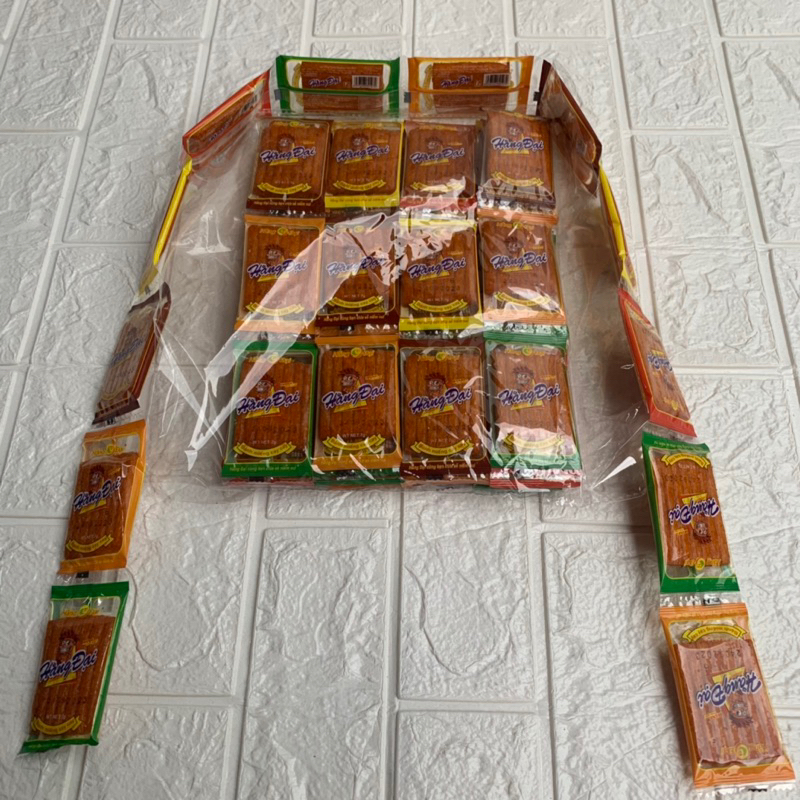 1 Sét 60 Gói Sườn Rê Nướng Siêu Phẩm Ăn Vặt Cổng trường