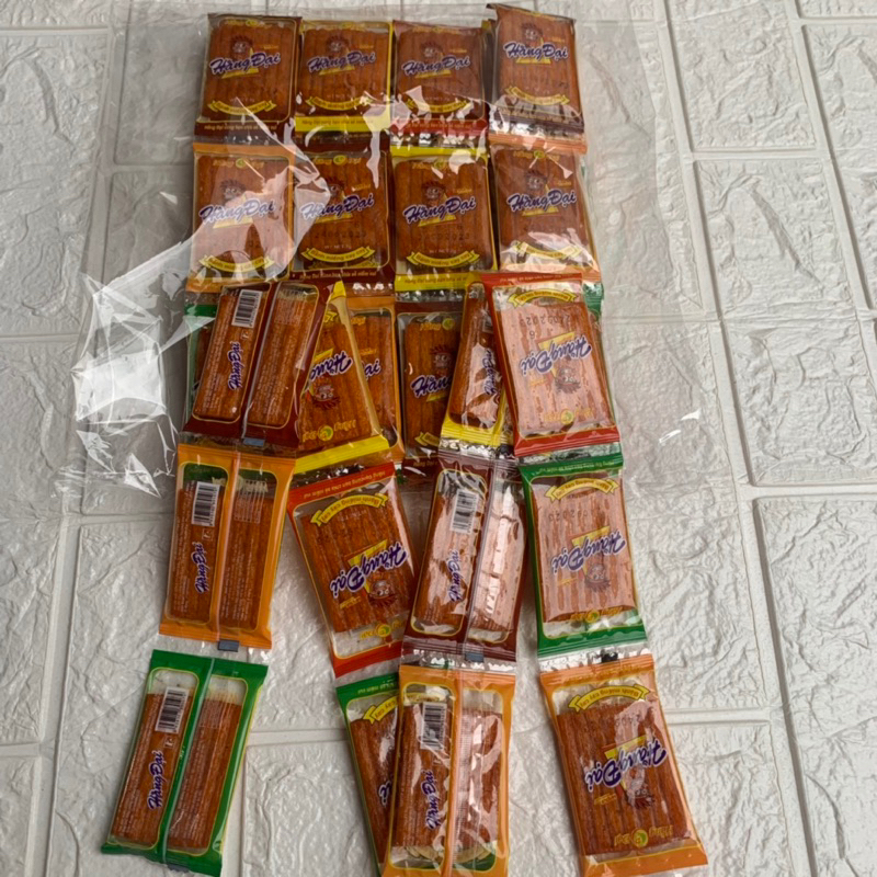 1 Sét 60 Gói Sườn Rê Nướng Siêu Phẩm Ăn Vặt Cổng trường