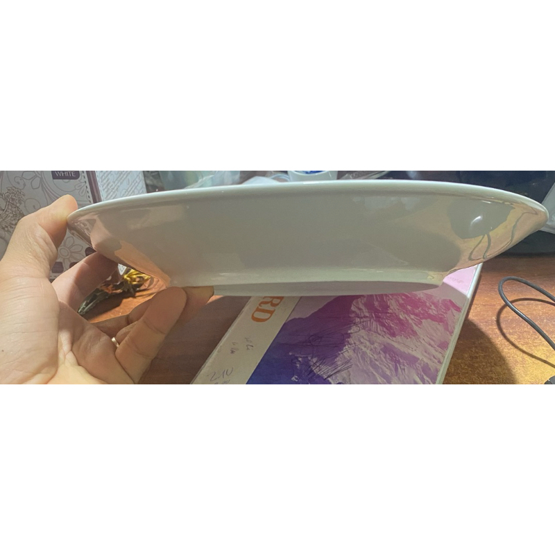 Đĩa Tròn Lớn Trắng Trơn 28cm -31cm - Sứ việt nam