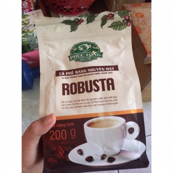 Cà Phê Robusta Không Bơ 200GR - Phúc Long Coffee & Tea