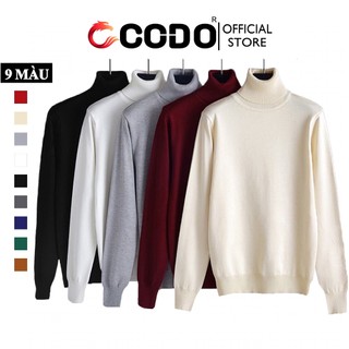 Áo Len Nam Cổ lọ chất đẹp Chất mềm mại Codo AL14