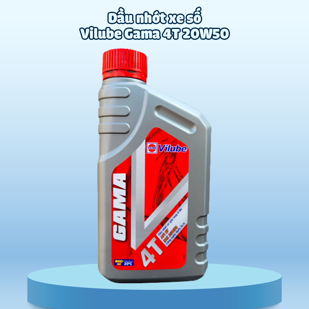 Nhớt xe số Gama 4T 20W50 800ml