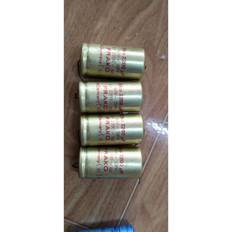 Tụ Frako 2200uf Made in Germany hàng tháo máy