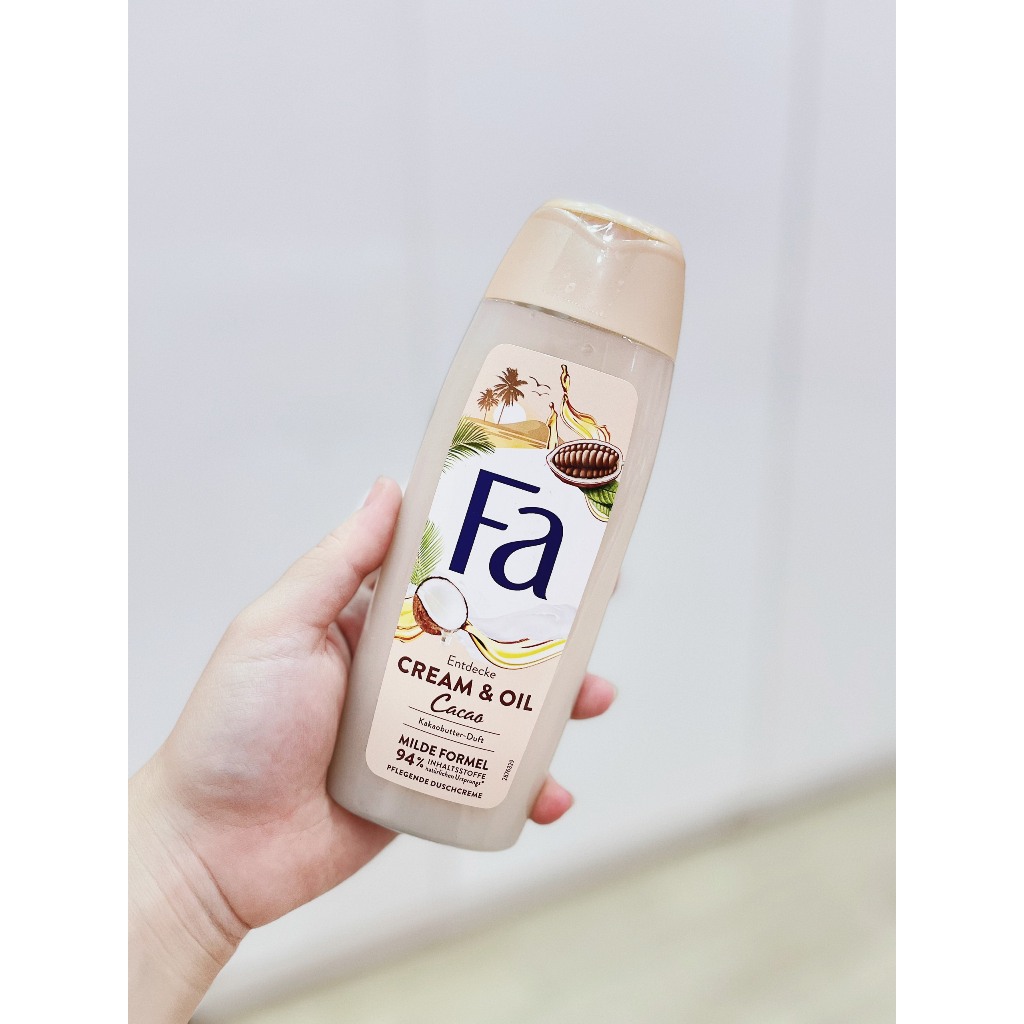 Sữa tắm Fa 250ml dành cho nữ, dưỡng da, sạch sâu, cấp ẩm