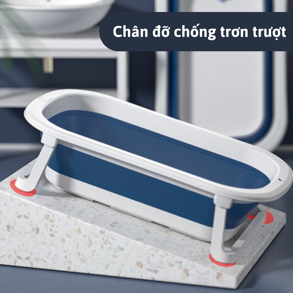 Chậu tắm gấp gọn cho bé Homemart