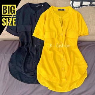 Áo sơ mi nữ - 45kg 90kg - big size cotton thái vtn