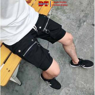 Quần SHORT KAKI TÚI HỘP BOX Nam Nữ Unisex ⚡️ ẢNH CHỤP THẬT ⚡️ Quân đùi sọt ngắn lưng thun mặc thoải mái có khóa kéo