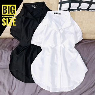 BIG SIZE - TAY CÁNH DƠI - VẢI MÁT - ÁO SƠ MI NỮ