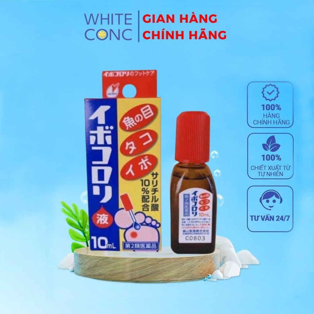 Tinh chất bôi mụn cóc Ibokorori Nhật Bản 10ML, giúp bạn thoát khỏi sự phiền toái mà mụn cóc mang lại