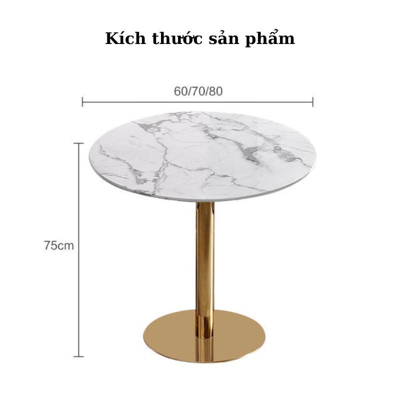 Bàn Trà Phòng Khách Mặt Đá, Bàn Decor Chụp Ảnh Hiện Đại, Sang Trọng, Hàng Nhập Khẩu - Luna Decor | BigBuy360 - bigbuy360.vn