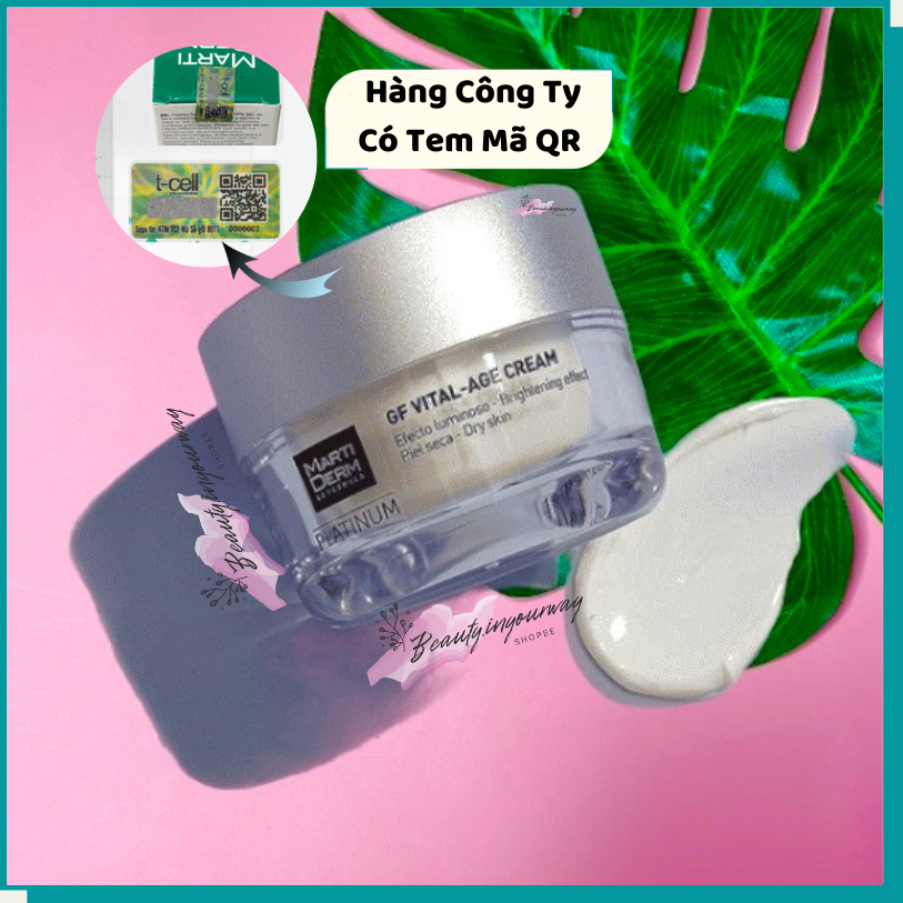 Kem Dưỡng Chống Lão Hóa Đa Chức Năng - MartiDerm Platinum GF Vital Age Cream normal/mixed Skin