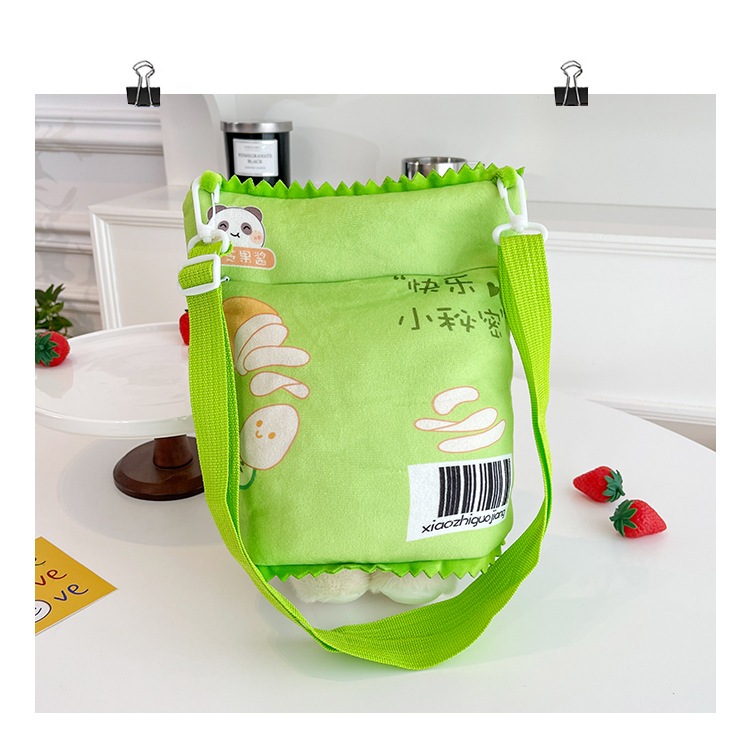 Túi Tote đeo chéo Gấu bông Snack siêu dễ thương