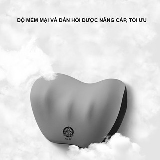 Gối tựa đầu ô tô cao su non Happy Cat, Gối tựa lưng ô tô chống mỏi, Gối kê cổ, Đệm tựa lưng trên ô tô,Gối tựa lưng ô tô