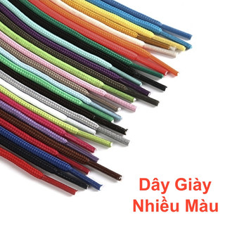Dây giày thể thao sneaker tròn nhiều màu nam nữ chất lượng cao - Lee Giin Store
