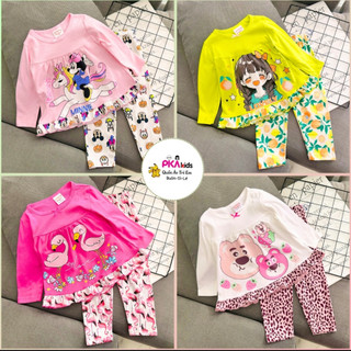 BỘ BABYDOLL SIÊU CƯNG BÉ GÁI SIZE NHÍ 10-22KG - sỉ quần áo cho bé hồ chí minh Pikakids