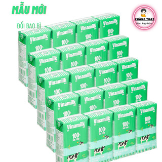 Lốc 4 hộp sữa tươi 100% vinamilk 110ml / 180ml