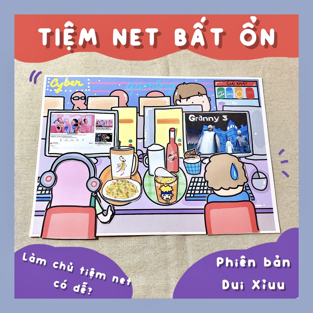 [CHÍNH HÃNG] Tranh Cô Tiên Xanh - Đồ chơi giấy giá rẻ, Búp bê giấy - Mèo Béo Kids Store