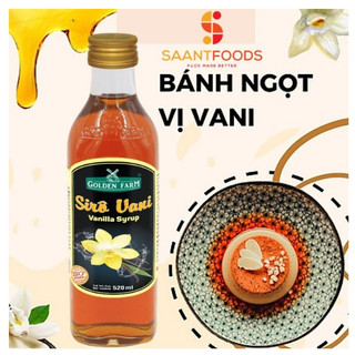 Siro Vanilla Golden Farm 520ml