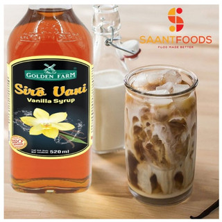Siro Vanilla Golden Farm 520ml