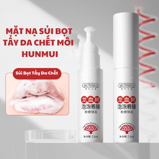 Mặt nạ sủi bọt môi hunmui tẩy tế bào chết chăm sóc da môi