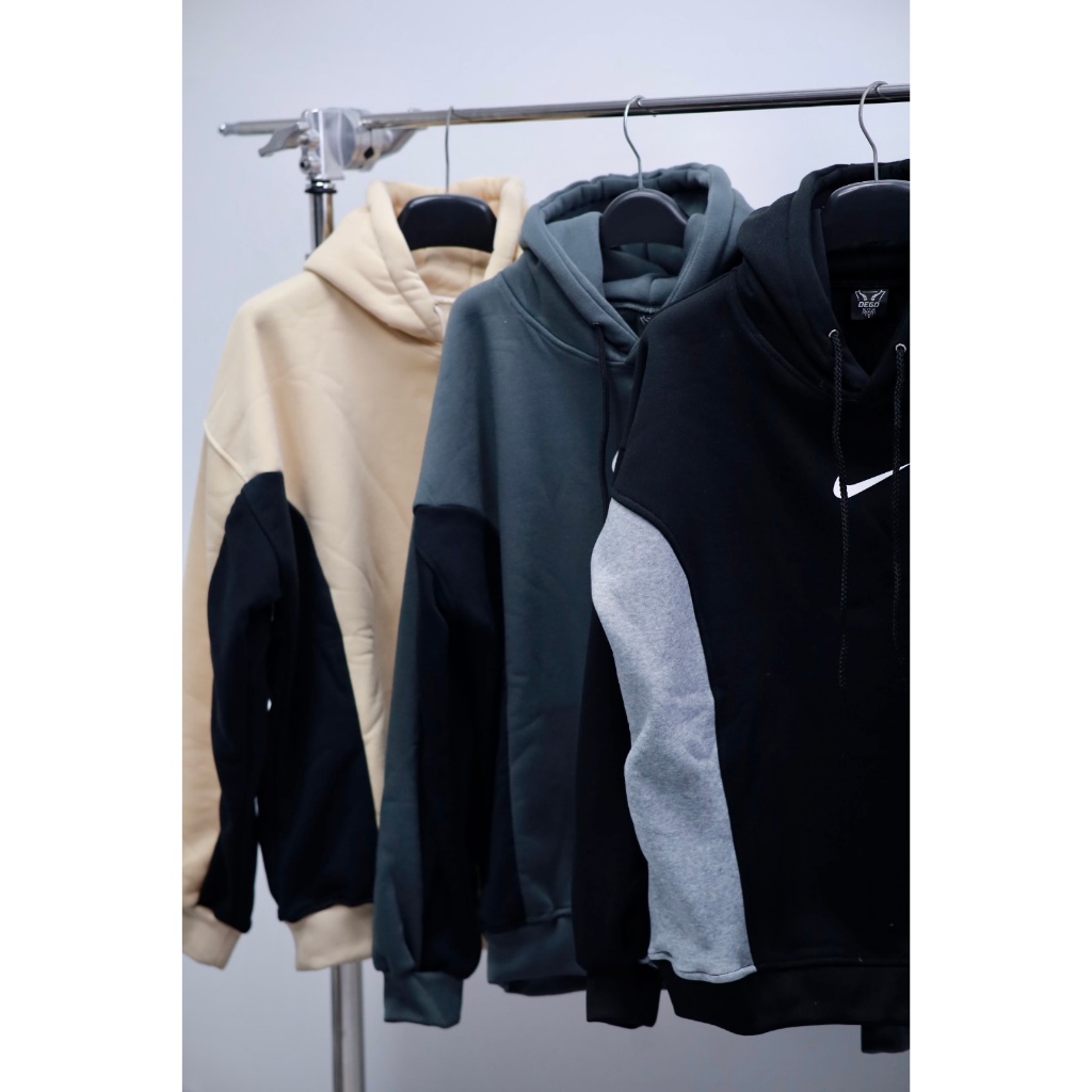 Áo hoodie Nike thêu chất nỉ bông cotton cao cấp dày dặn chuẩn form nam nữ i hình form rộng M201 Latizia.vn