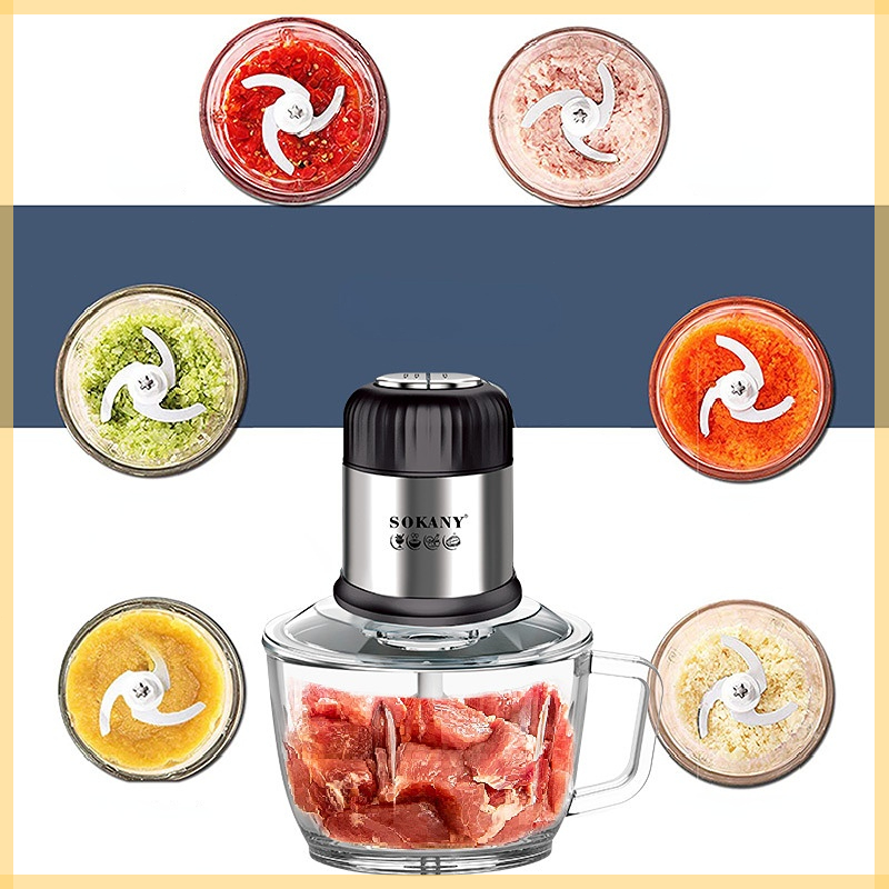 Máy Xay Thịt Gia Dụng SOKANY 7025 - Xay Thịt, Xay Rau