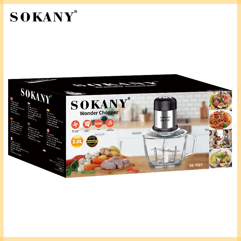 Máy Xay Thịt Gia Dụng SOKANY 7025 - Xay Thịt, Xay Rau