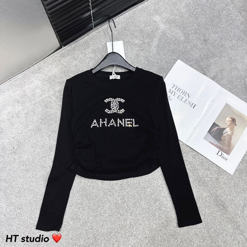 Áo AHANEL Đính Đá Sang Chảnh Phong Cách Trẻ Trung