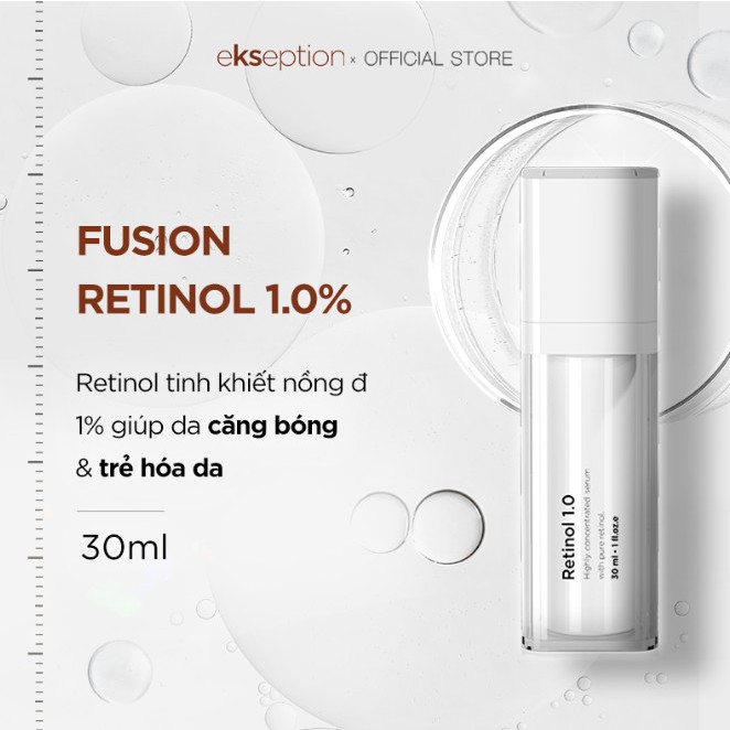 Tinh chất Fusion Meso Retinol 1.0% chống lão hóa sáng da ngừa mụn 30ml