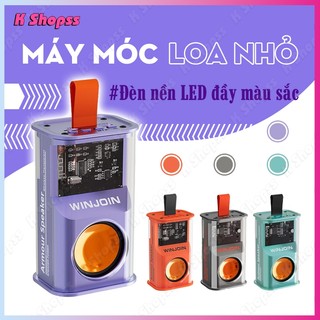 Loa Bluetooth mini trong suốt Loa di động phong cách máy cơ âm trầm mạnh mẽ âm vòng 360° 600mAh liên tục suốt một ngày