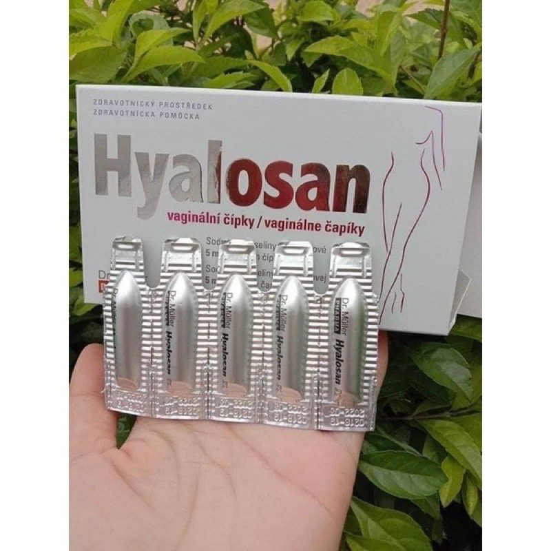 Hyalosan Vaginal Suppositoreis - Hộ Trợ Giảm Khô, Se Khít