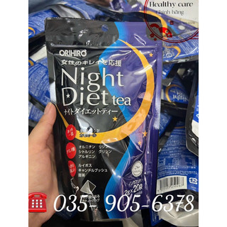 Trà giảm cân Night Diet Tea Orihiro 20 goi