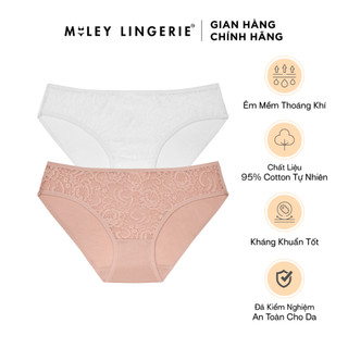 Set 2 Quần Lót Modal Phối Ren Miley Lingerie FCB0212_0902