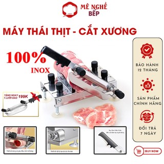 Máy Thái Thịt, Chặt Gà Nhật Bản - Máy Thái Thịt Đông Lạnh - Cắt lát rau củ quả - TẶNG KÈM 1 LƯỠI SƠ CUA