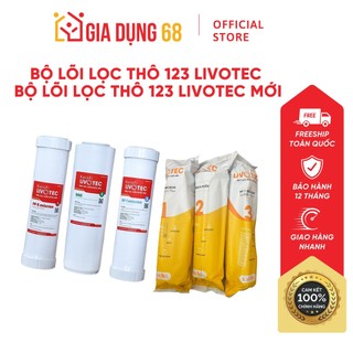 Bộ lõi lọc thô 123 Karofi Livotec/ Bộ lõi lọc thô 123 Karofi Livotec mới