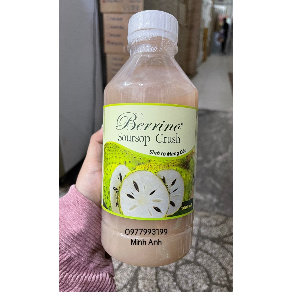 Sinh tố Berrino đủ vị chai 1L