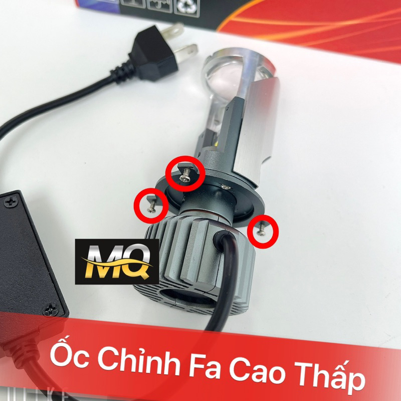 Đèn Pha LED Bi Cầu Mini T9 Pro H4 MA Racing Lắp Ô tô Xe Máy Pha Bi Cầu Chống Chói Cắt Sáng M3MINI