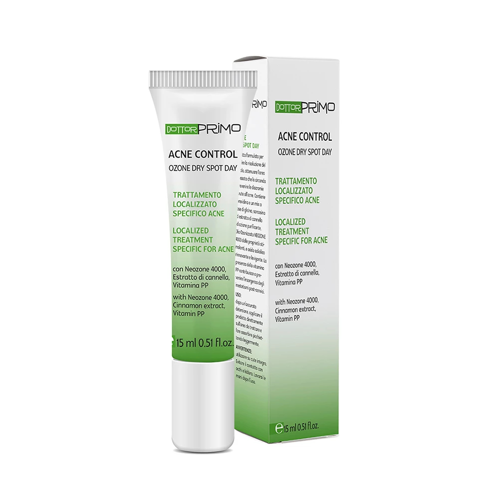 Kem Ngừa Mụn Ban Ngày Dottorprimo Acne Control Ozone Dry Spot Day (Tuýp 15ml)