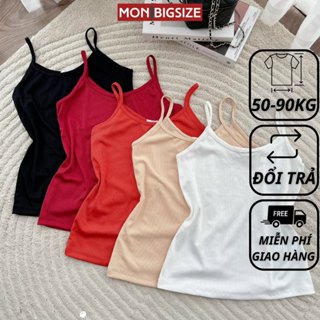 Áo thun bigsize nữ kiểu 2 dây dự tiệc đi chơi MON big size 50 - 90kg