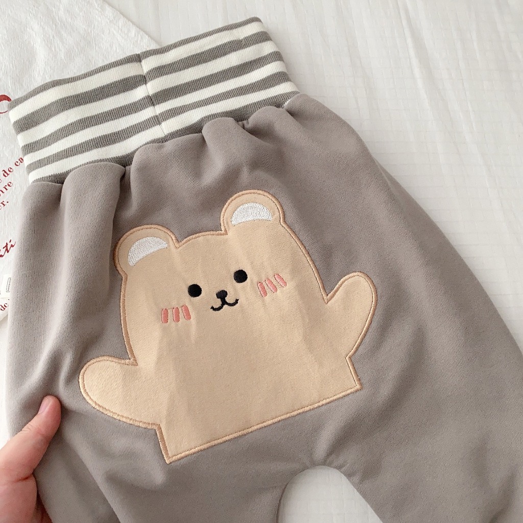 Quần Nỉ Thú Lót Bông Panda Mẫu Mới Quần Nỉ Bé Trai Bé Gái Từ 7Kg Đến 20Kg Thời Trang Trẻ Em Dâu Store