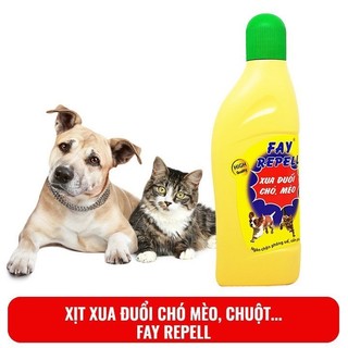 Xịt xua đuổi chó mèo FAY Repell 200ml - ngăn chặn chó mèo phóng uế bừa bãi - pet1989