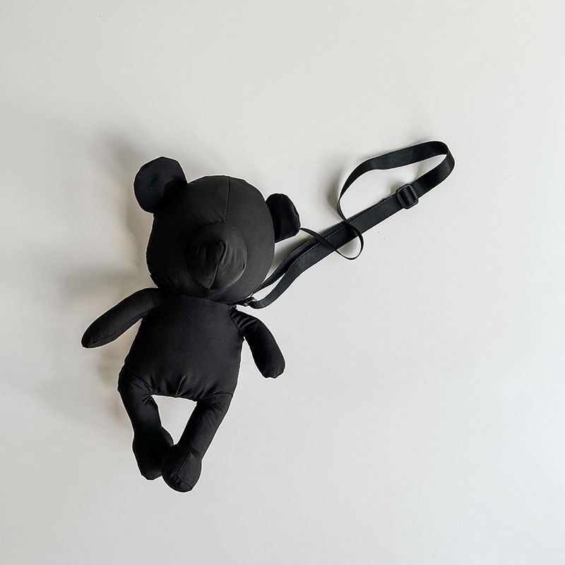 Túi đeo chéo hình gấu teddy độc lạ phối đồ chất cho bé trai bé gái