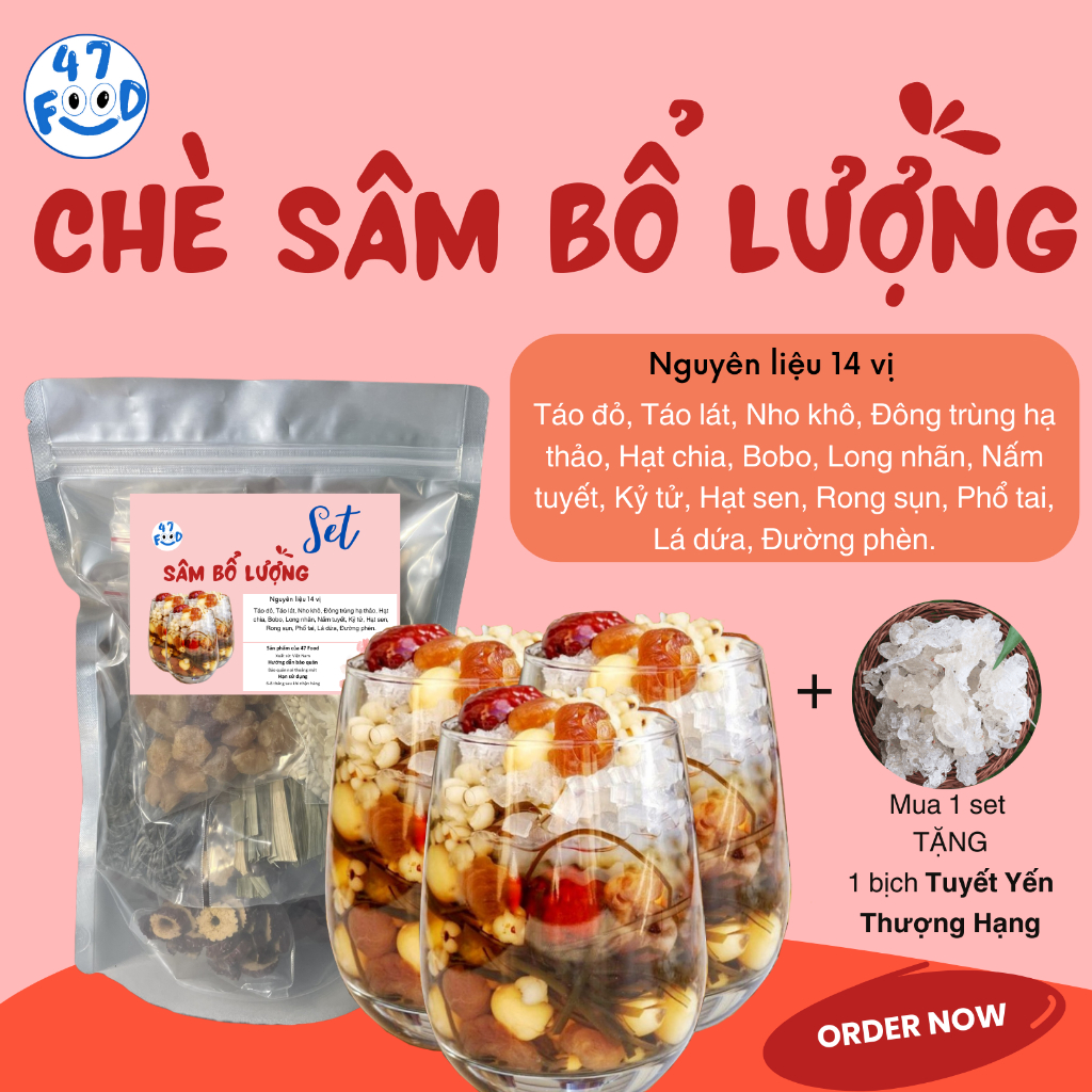 Sâm Bổ Lượng - Nấu được 20-25 Chén-47Food