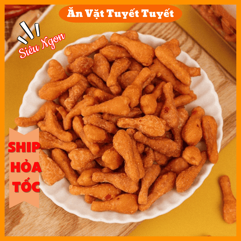 Đùi Gà Sấy Phô Mai, Bánh Quẩy Đùi Gà Phô Mai Giòn Tan Thơm Ngon 500g