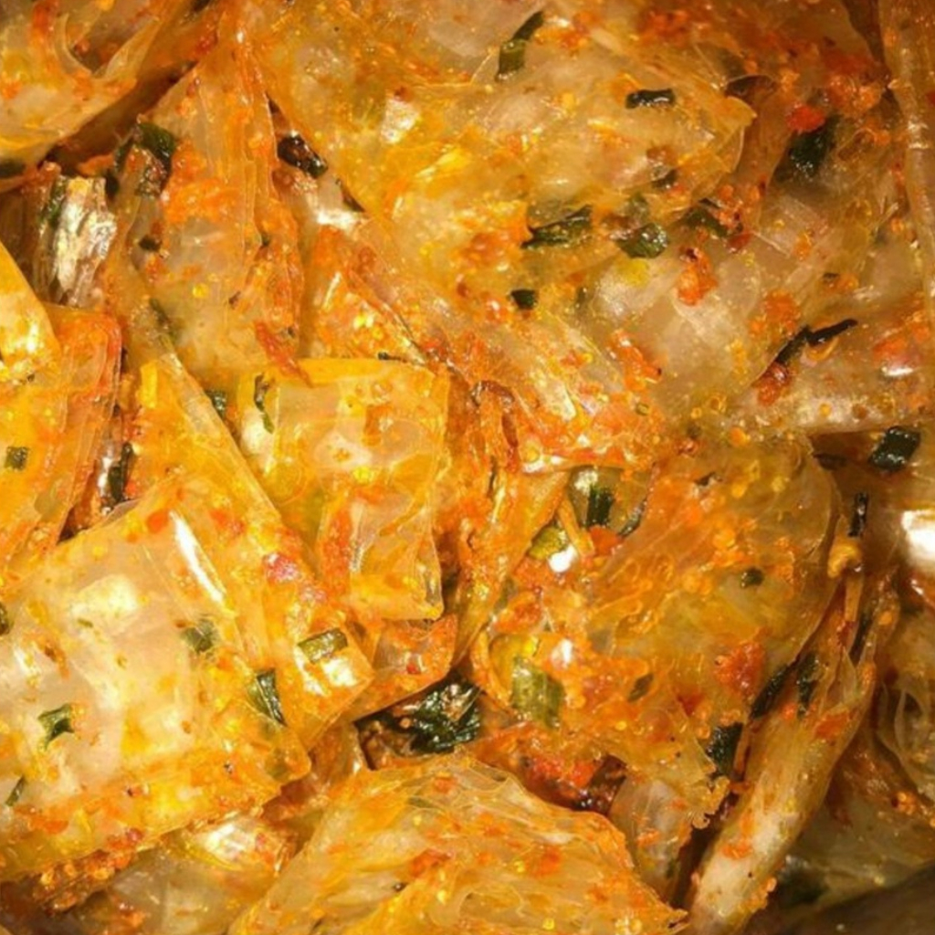 A07 Bánh tráng cuộn tép hành, bánh tráng sa tế cuộn tôm hành Tây Ninh Loại 1