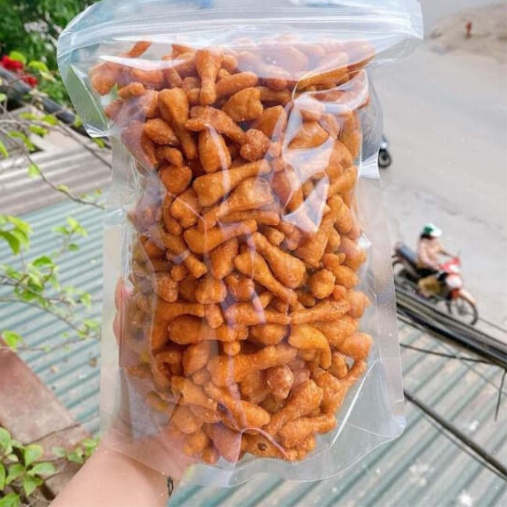 Đùi Gà Sấy Phô Mai, Bánh Quẩy Đùi Gà Phô Mai Giòn Tan Thơm Ngon 500g