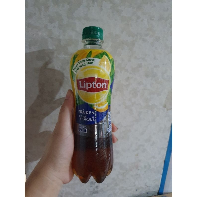 Trà Lipton trà đen vị chanh 450ml
