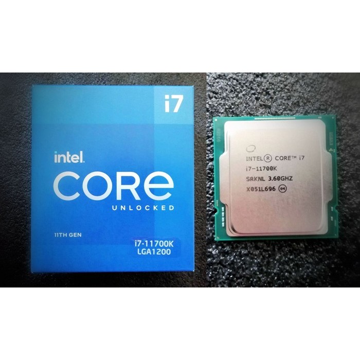 CPU Intel Core i7-12700K - 11700K