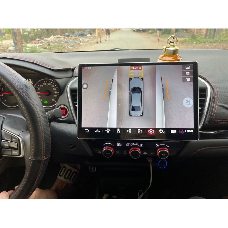 Màn Hình DVD Android Ô Tô 0LEDPR0 PREMIUM 13 inch liền cam 360 SONY hàng cao cấp bảo hành 18 tháng, TẶNG VIETMAP S2 BQ