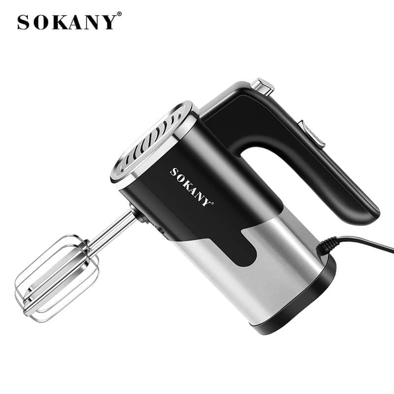 Máy Đánh Trứng Cầm Tay SOKANY SK6621- Máy Đánh Trứng, Tạo Bọt Cafe, Trộn Bột Làm Bánh Với Công Suất 800W Kèm 4 Đầu